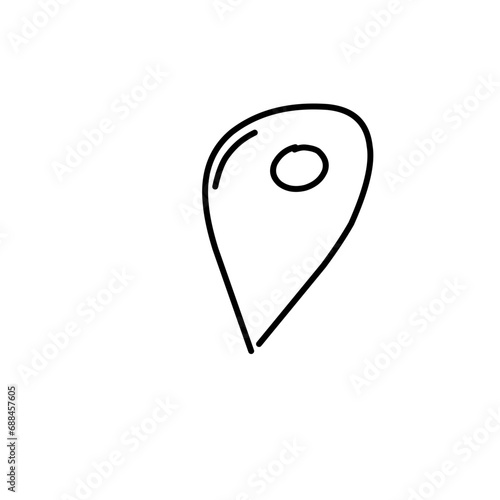 Doodle pin location