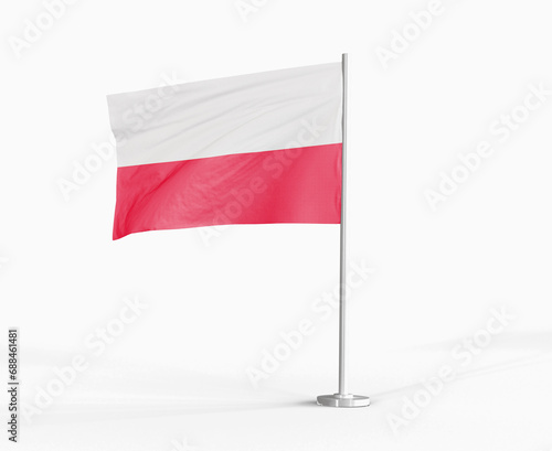 Free Download Poland national flag on white background. - GFXLoad
