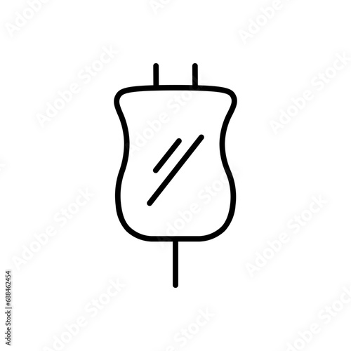 mulled wine line icon