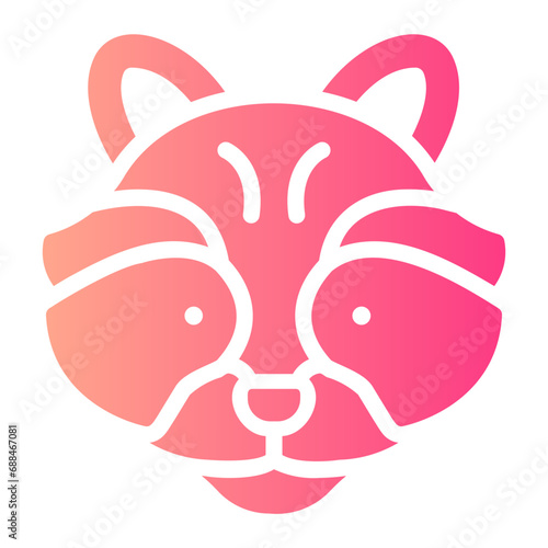 raccoon Gradient icon