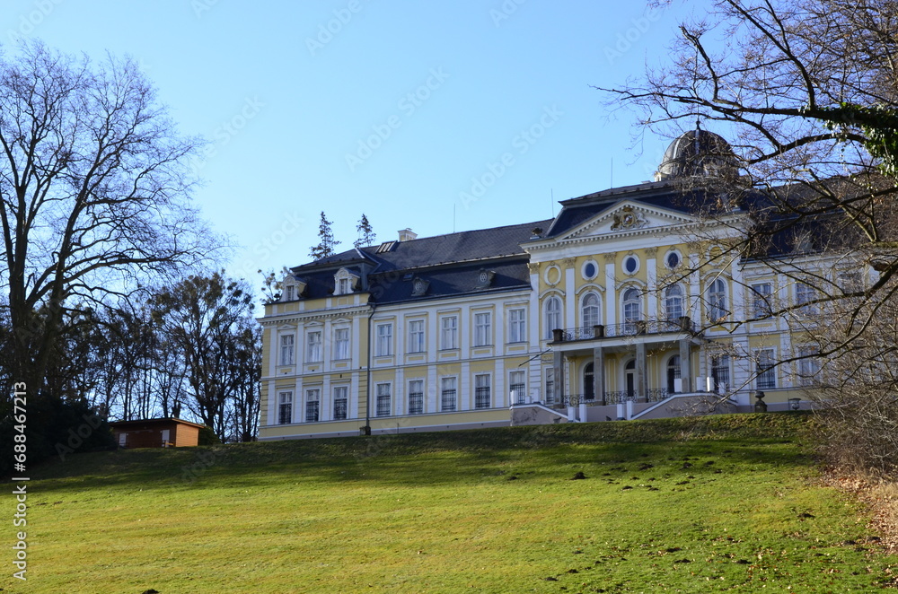 beautiful castle in Slezko, Silherovice, Opava, Czech Republic