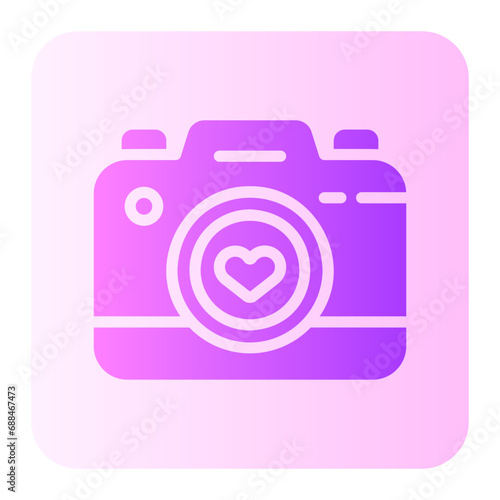 digital camera gradient icon