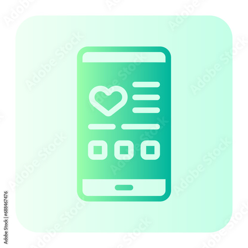 dating app gradient icon