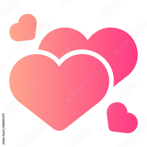 love gradient icon