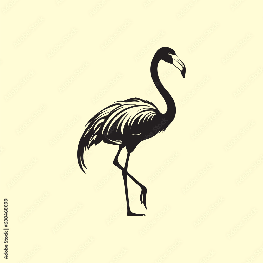 Flamingo Vector Images, illustration of a flamingo Flamingo Vector Images, illustration of a flamingo