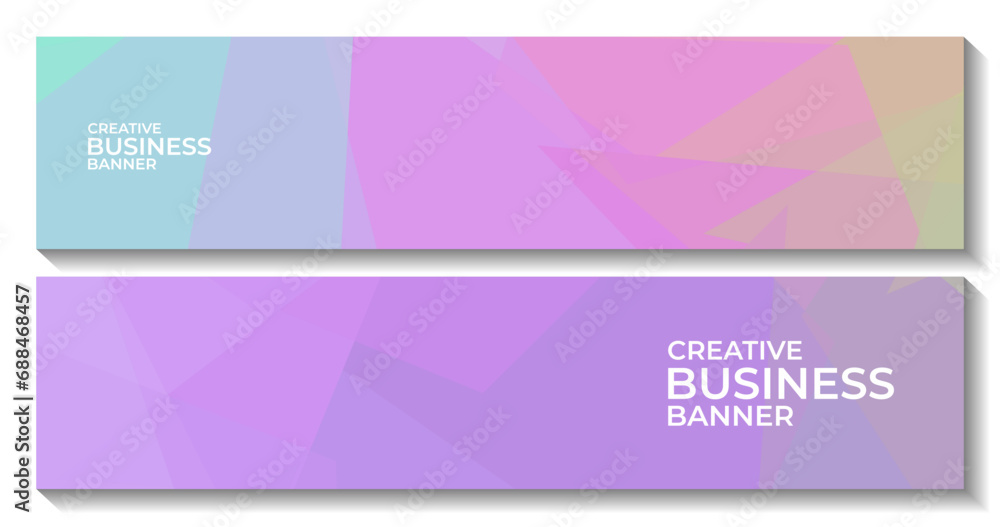 set of abstract creative arts banner background for business ads set of abstract creative arts banner background for business ads