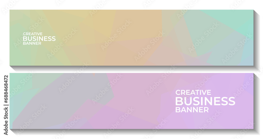 set of abstract creative arts banner background for business ads set of abstract creative arts banner background for business ads
