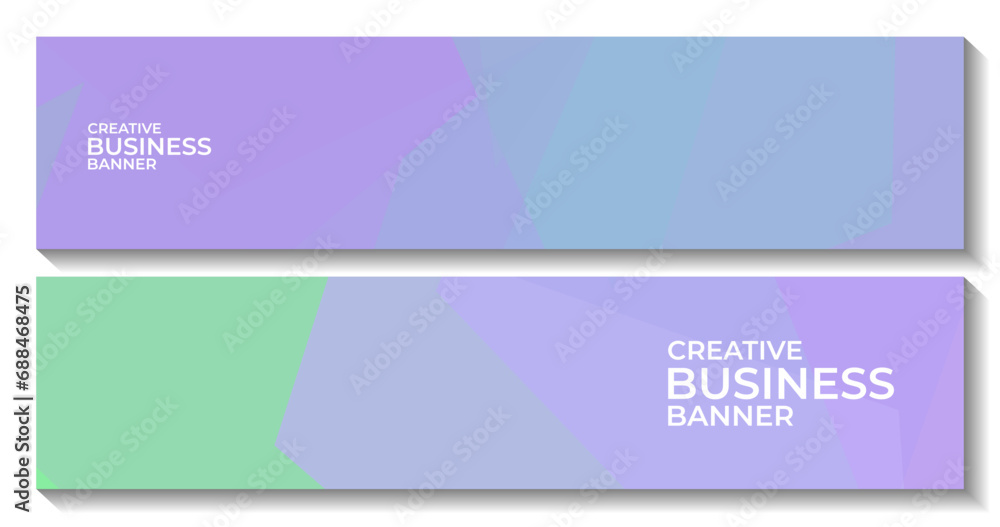 set of abstract creative arts banner background for business ads set of abstract creative arts banner background for business ads