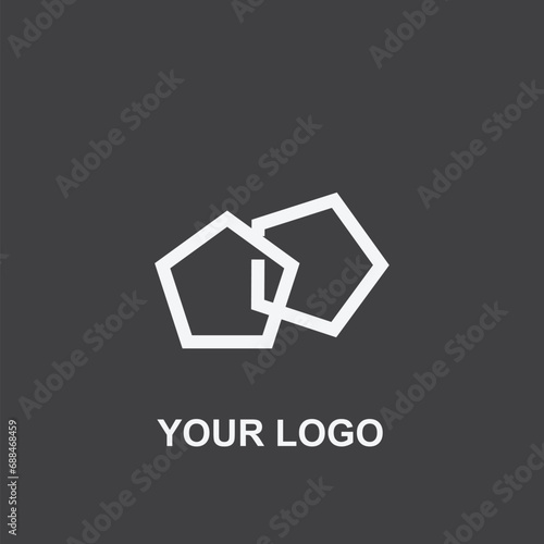 double polygon logo
