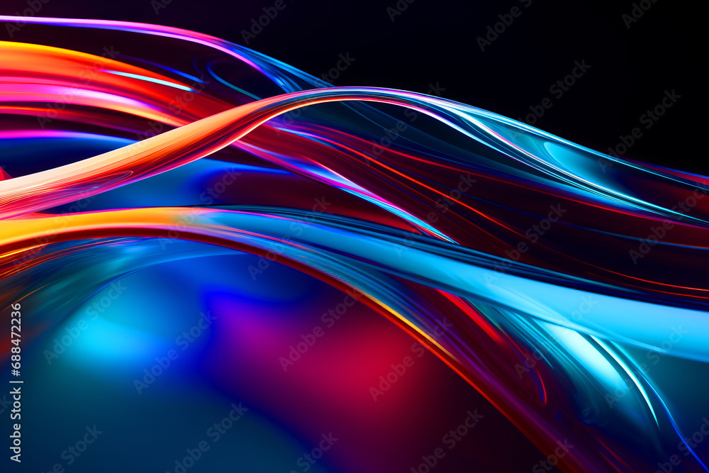 Colorful Dynamic Glass Curve Background Colorful Dynamic Glass Curve Background