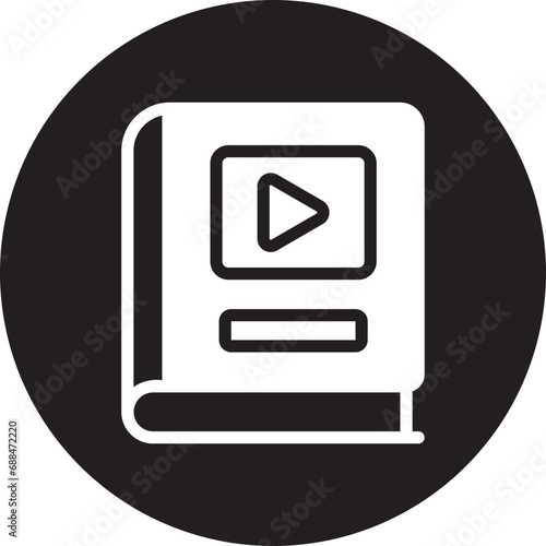 documentary glyph icon