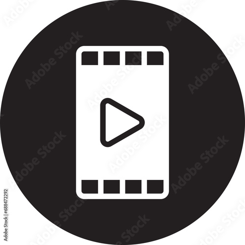 documentary glyph icon