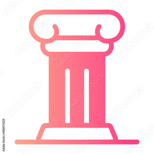 history gradient icon