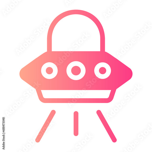Science fiction gradient icon