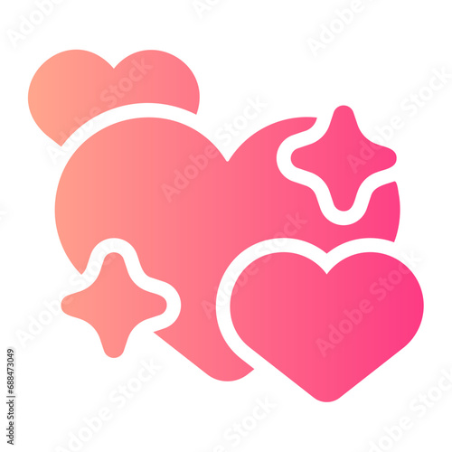 romance gradient icon