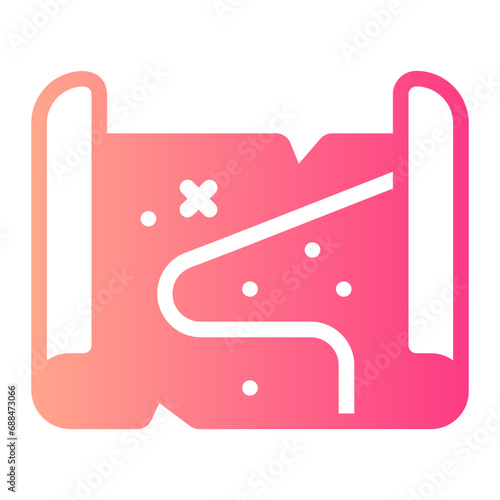 adventure gradient icon