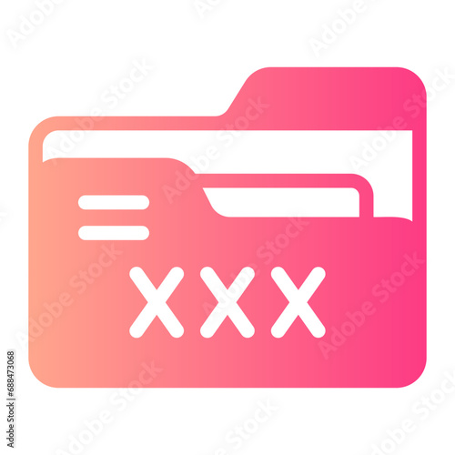 xxx gradient icon