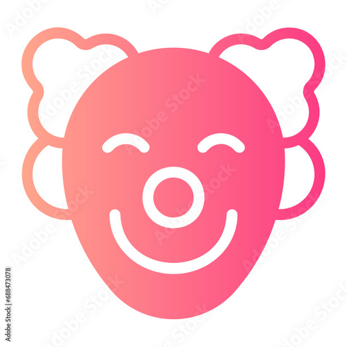 comedy gradient icon