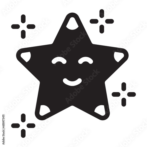 cartoon glyph icon