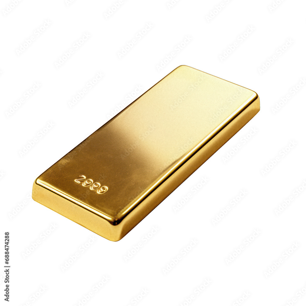 bullion gold bar isolated on transparent background bullion gold bar isolated on transparent background
