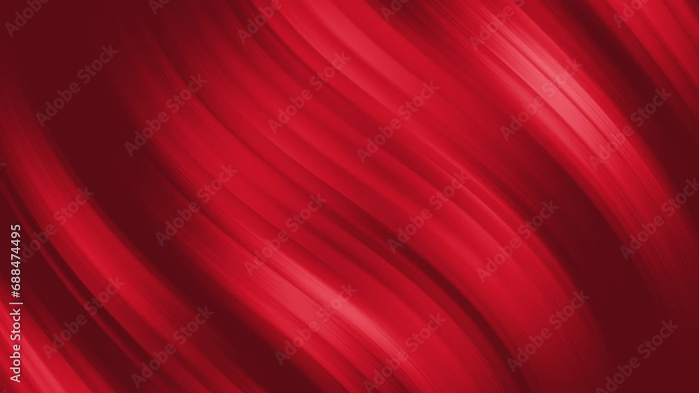 Abstract red gradient motion background with curve waves flowing. Seamless loop. 4K footage Abstract red gradient motion background with curve waves flowing. Seamless loop. 4K footage