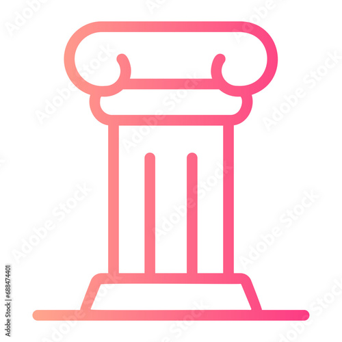 history gradient icon