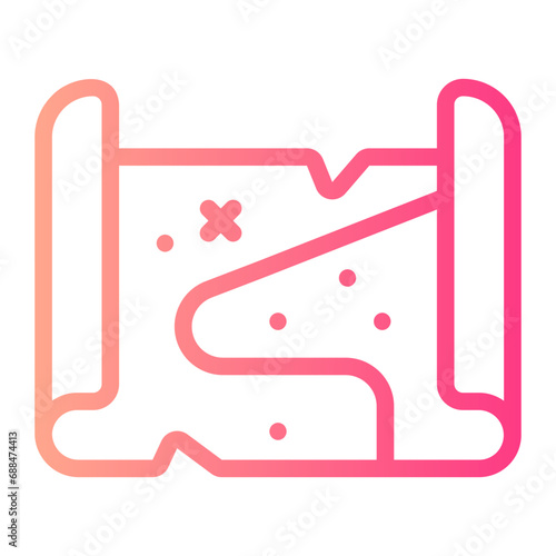 adventure gradient icon