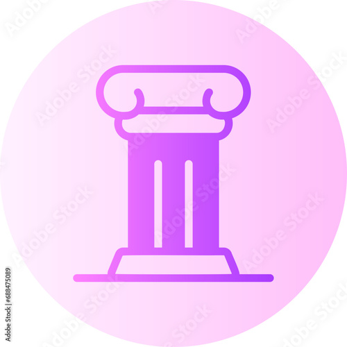 history gradient icon