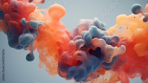 abstract background with bright colored flashes and splashes of color