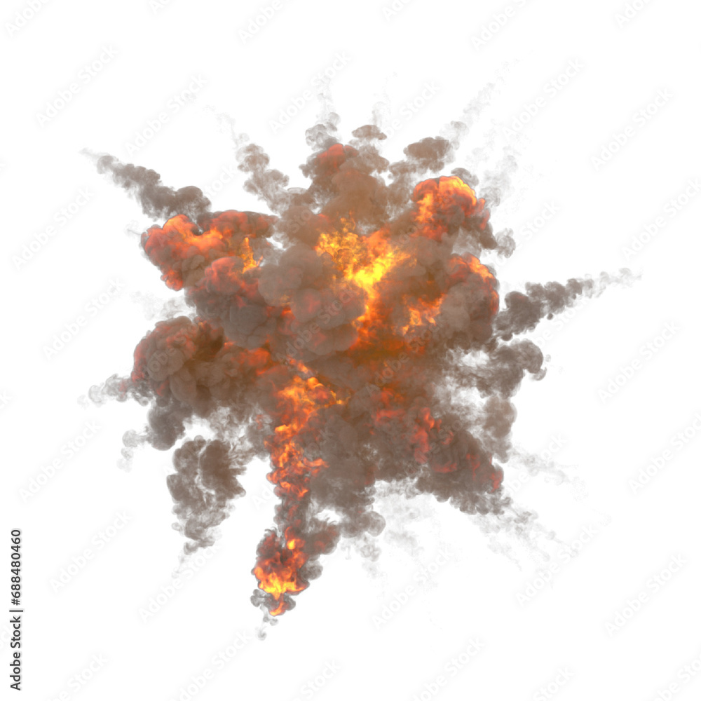 explosion on transparent background explosion on transparent background
