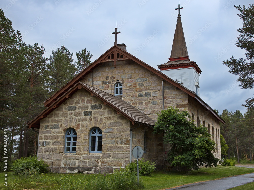 Church in Sodankylä, Sweden, Europe
