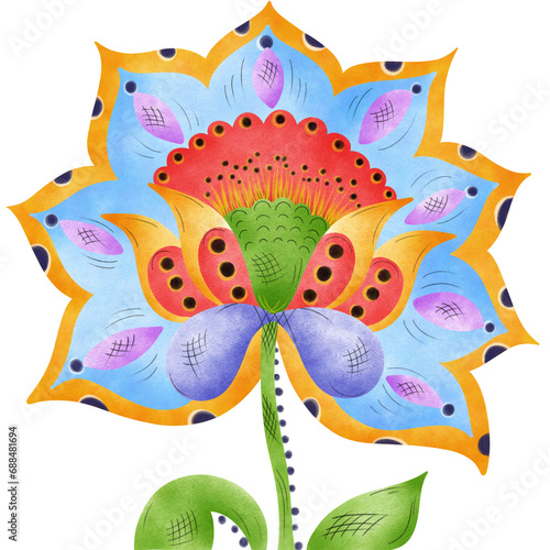 Large, colorful, and vibrant flowers