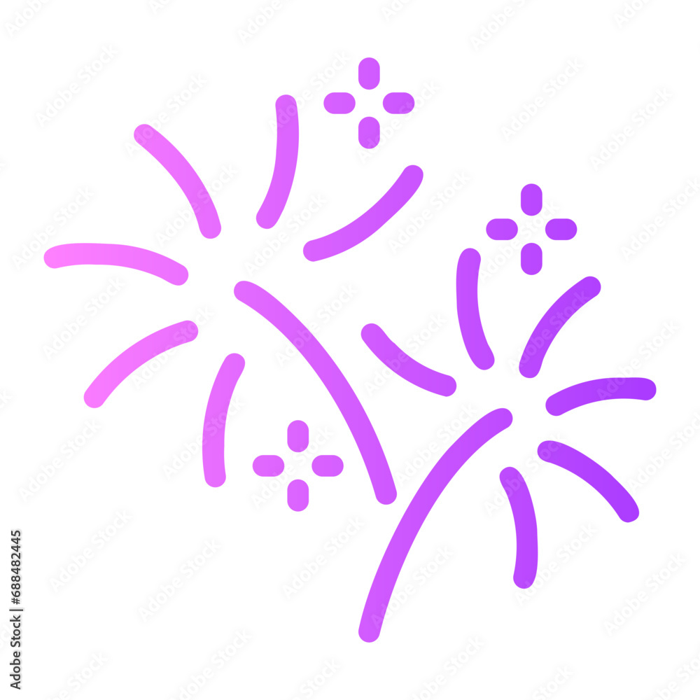 fireworks Gradient icon fireworks Gradient icon