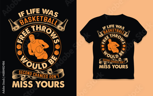 Vector basketball t-shirt print design for apprel