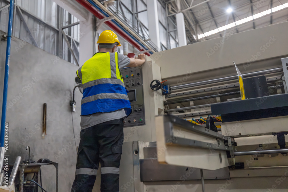 Cardboard techs setup printing machine , material alignment, quality control, troubleshooting. Cardboard techs setup printing machine , material alignment, quality control, troubleshooting.