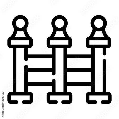 fence Line Icon