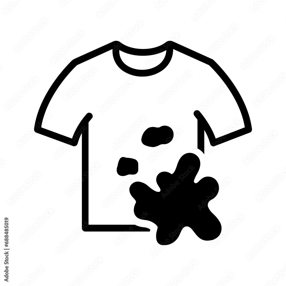 Solid black icon for Stains Solid black icon for Stains