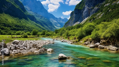  river in Montenegro. Its source is within steep pocket valley undre the mountain 