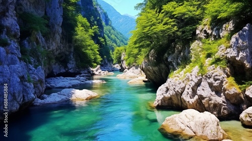 river in Montenegro. Its source is within steep pocket valley undre the mountain Vojnik. 