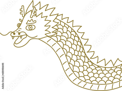 A traditional dragon