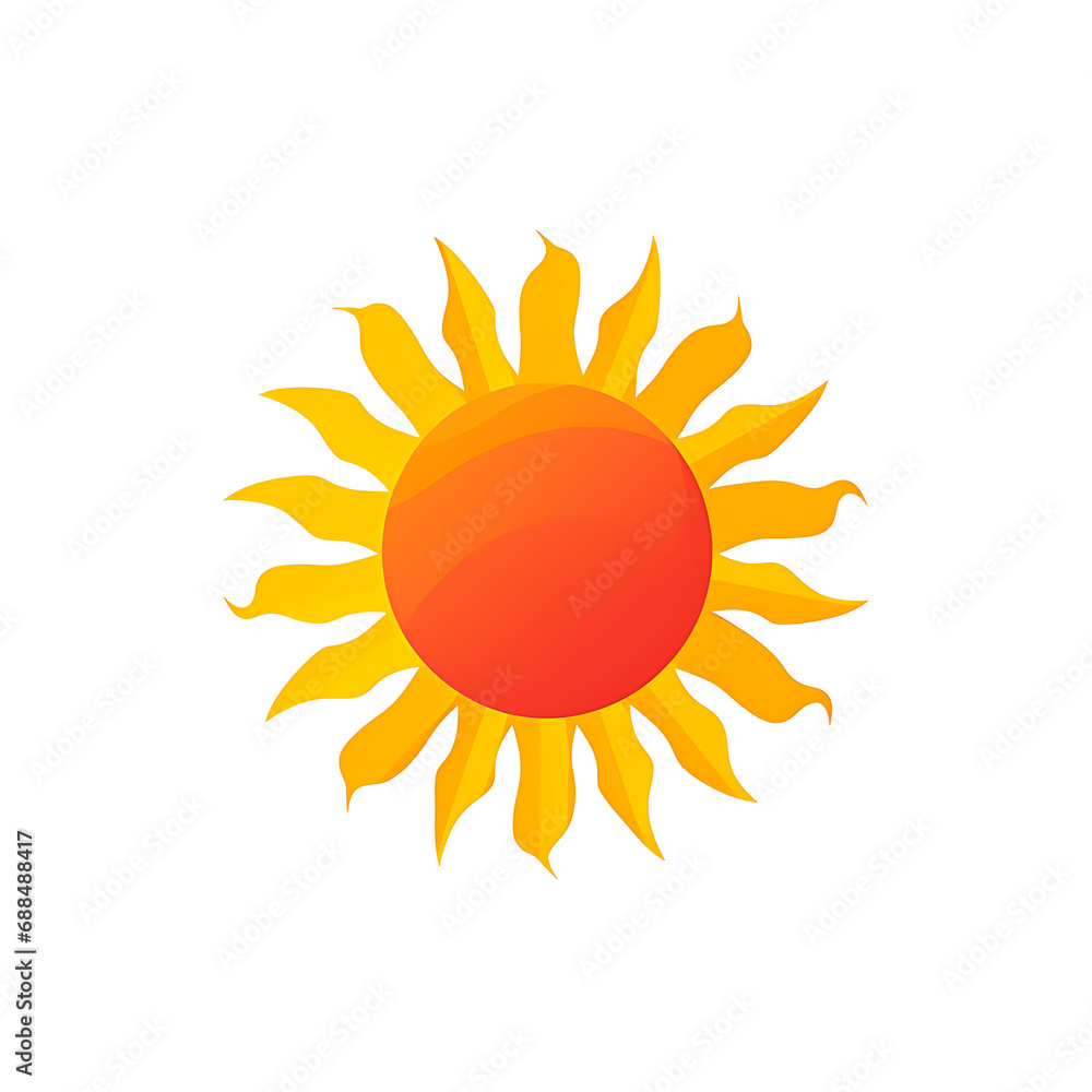 Sun Warm Sunlight Illuminating Landscape with Glowing Orange Hues, Generative Ai Sun Warm Sunlight Illuminating Landscape with Glowing Orange Hues, Generative Ai