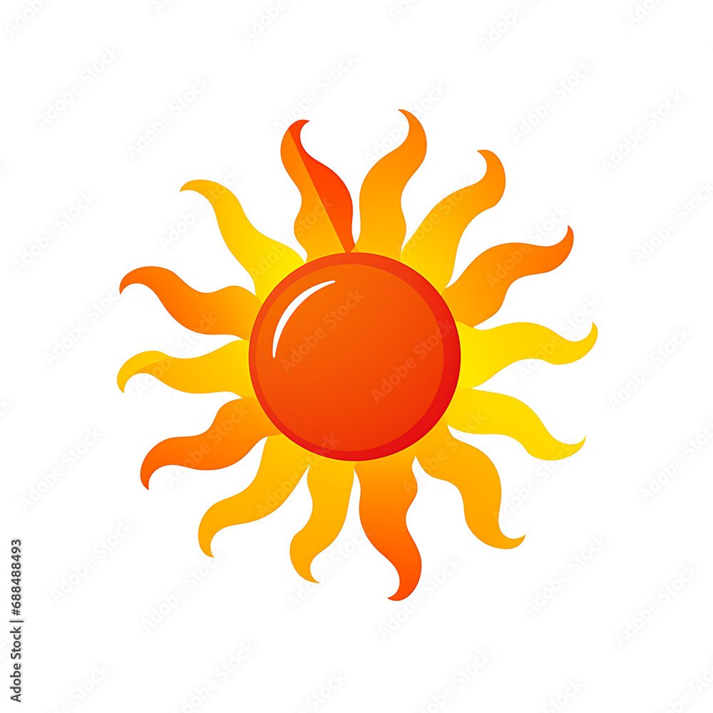 Sun Warm Sunlight Illuminating Landscape with Glowing Orange Hues, Generative Ai Sun Warm Sunlight Illuminating Landscape with Glowing Orange Hues, Generative Ai