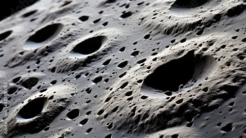 Moon surface with lunar cra...