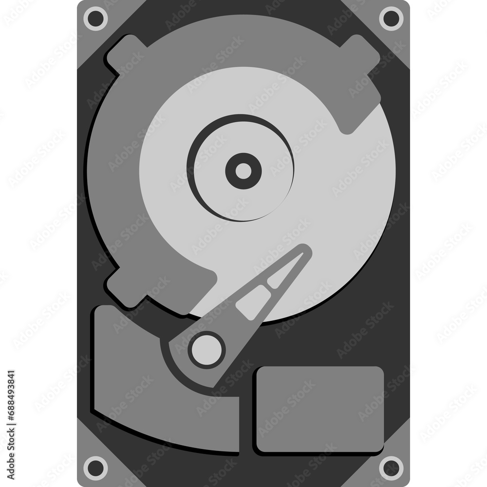 Internal Harddisd Illustration Internal Harddisd Illustration