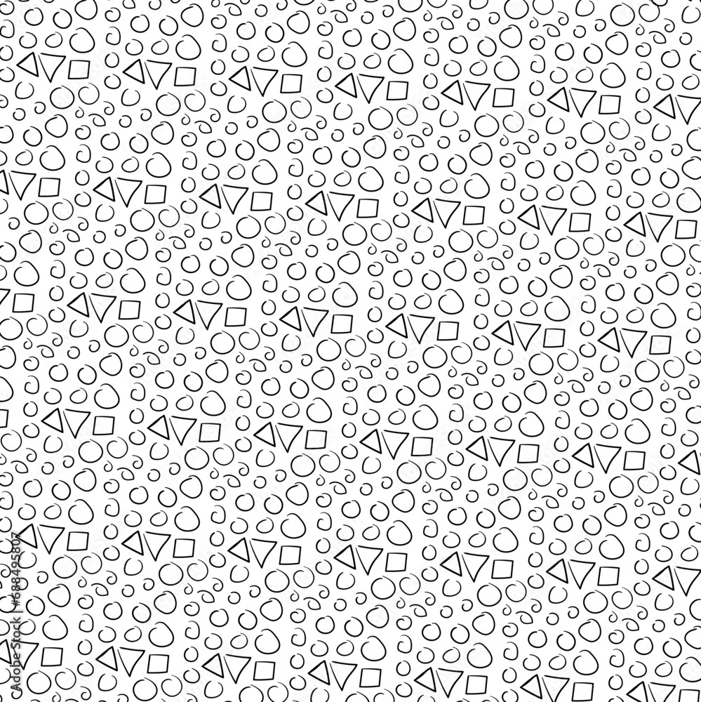Background with bubbles and figures Background with bubbles and figures