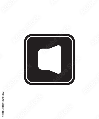 volume button icon, vector best flat icon.