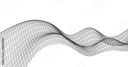  abstract wavy geometric surface 3d background