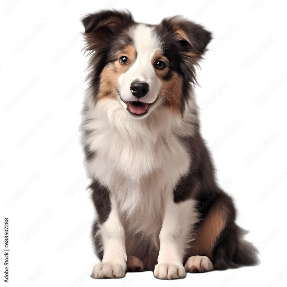 Shepherd dog isolated on transparent background Shepherd dog isolated on transparent background