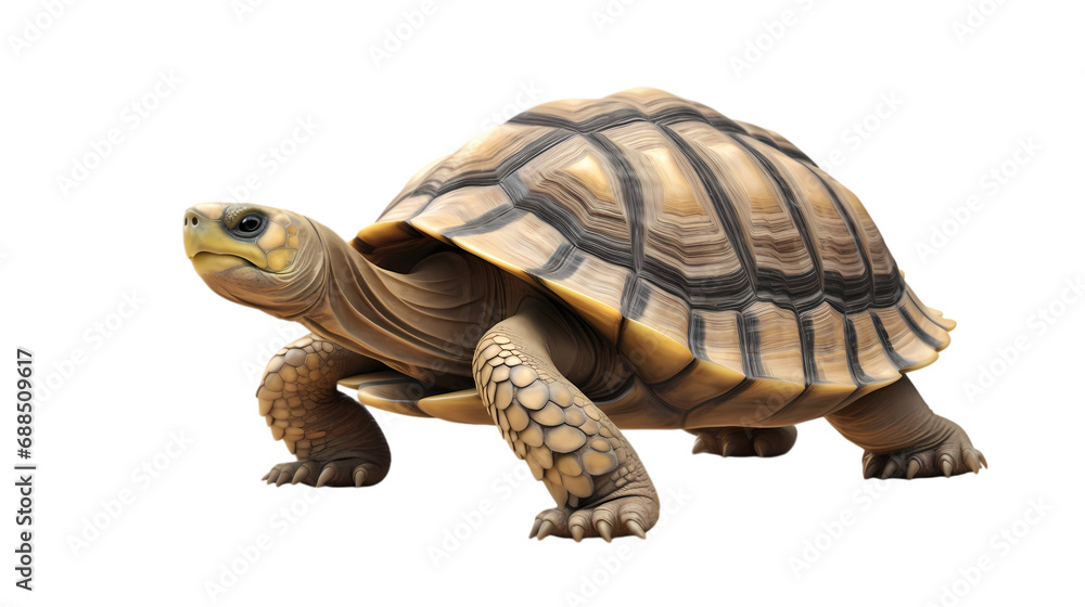 Fototapeta premium Turtle isolated on transparent background