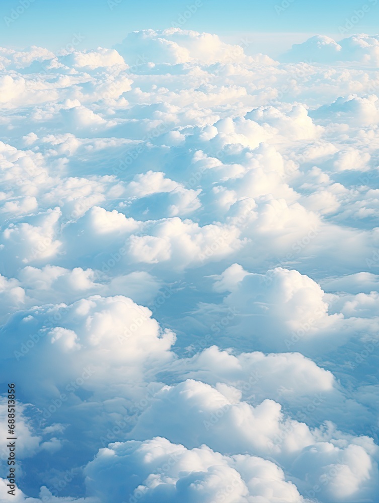 Captivating Cloudscapes: Aerial Photography Wall Art Showcasing Mesmerizing Weather Patterns